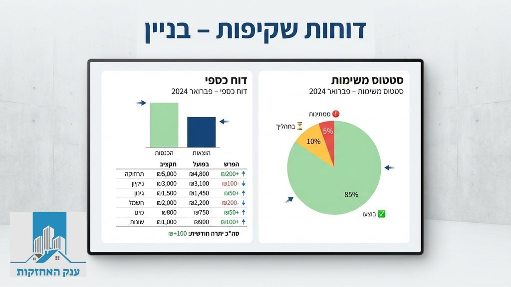 שקיפות פיננסית ותקשורת רציפה בניהול ועד בית