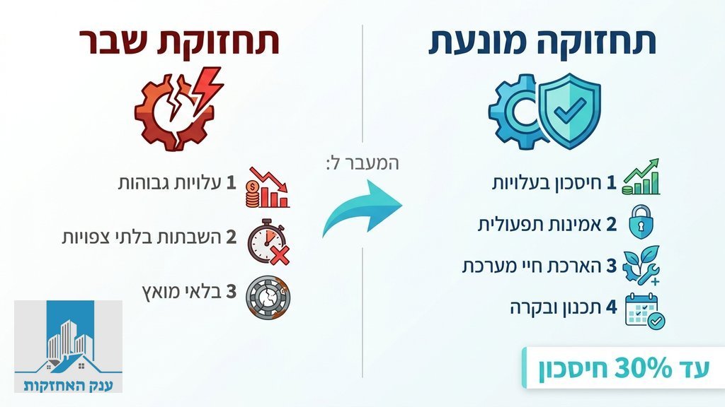 מהנדס בודק מערכות בניין במסגרת תחזוקה מונעת