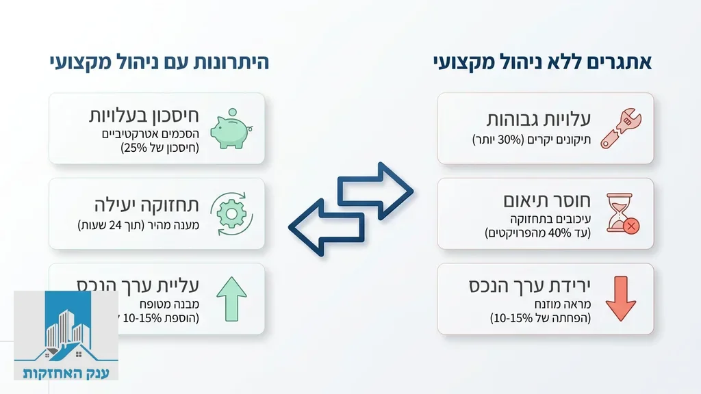 נוצר על ידי מודל בינה מלאכותית Gemini Pro בניין מגורים משותף קטן ומטופח