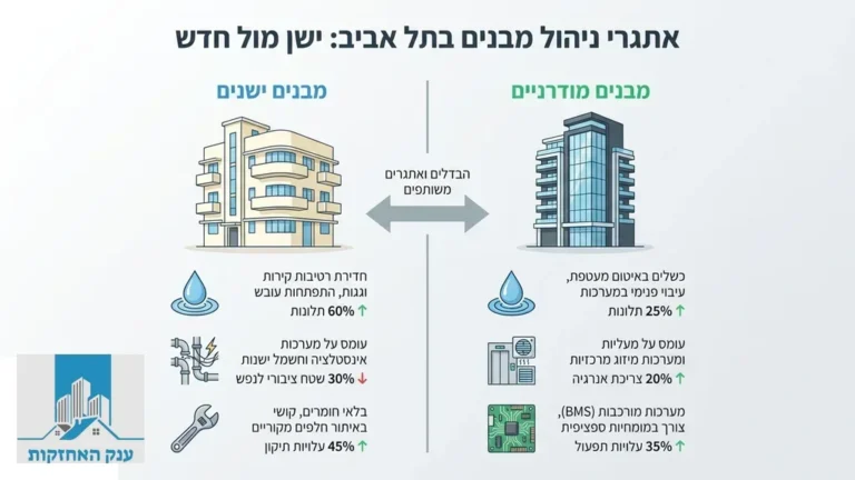 חברת ניהול ועד בית בתל אביב מתמודדת עם אתגרי תחזוקה