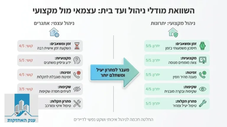 לובי בניין מודרני מתוחזק בצורה מקצועית